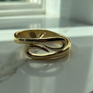 Gold tone bangle bracelet